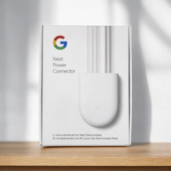 NIB Google Nest Thermostat, Trim Kit & Power Connector - Picture 10 of 14